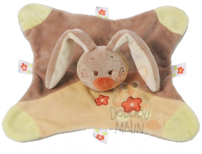  pol et jade plat lapin beige orange jaune fleu 